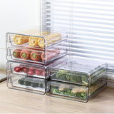 Maxbell Household Fridge Drawer Organizer Storage Bins for Kitchen Refrigerator
