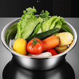 Maxbell Stainless Steel Basin Portable Ginger Grater Basket Drain Basket Household 30cm