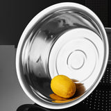 Maxbell Stainless Steel Basin Portable Ginger Grater Basket Drain Basket Household 30cm