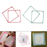 Maxbell Magnetic Cookie Stencil Holder Gadgets Decoration Kitchen Tool Baking Accs Pink