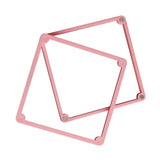 Maxbell Magnetic Cookie Stencil Holder Gadgets Decoration Kitchen Tool Baking Accs Pink