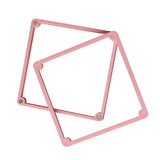 Maxbell Magnetic Cookie Stencil Holder Gadgets Decoration Kitchen Tool Baking Accs Pink