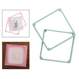 Maxbell Magnetic Cookie Stencil Holder Gadgets Decoration Kitchen Tool Baking Accs Green