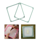 Maxbell Magnetic Cookie Stencil Holder Gadgets Decoration Kitchen Tool Baking Accs Green