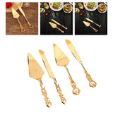 Maxbell Cake Serving Set Spatula Baking Tool Cake Cutting Set for Wedding Supplies Crown