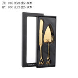 Maxbell Cake Serving Set Spatula Baking Tool Cake Cutting Set for Wedding Supplies Crown