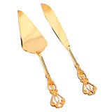 Maxbell Cake Serving Set Spatula Baking Tool Cake Cutting Set for Wedding Supplies Crown
