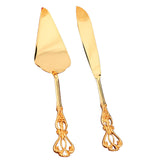 Maxbell Cake Serving Set Spatula Baking Tool Cake Cutting Set for Wedding Supplies Crown