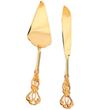 Maxbell Cake Serving Set Spatula Baking Tool Cake Cutting Set for Wedding Supplies Crown