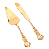 Maxbell Cake Serving Set Spatula Baking Tool Cake Cutting Set for Wedding Supplies Crown