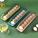 Maxbell Egg Storage Boxes Drawer Egg Holder for Household Fridge Organizer with Lid