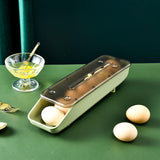 Maxbell Egg Storage Boxes Drawer Egg Holder for Household Fridge Organizer with Lid