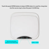 Maxbell Smart Induction Trash Can Rubbish Electric Waste Basket for Office White
