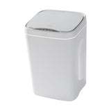 Maxbell Smart Induction Trash Can Rubbish Electric Waste Basket for Office White