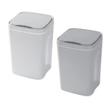 Maxbell Smart Induction Trash Can Rubbish Electric Waste Basket for Office White