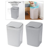 Maxbell Smart Induction Trash Can Rubbish Electric Waste Basket for Office White