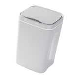 Maxbell Smart Induction Trash Can Rubbish Electric Waste Basket for Office White