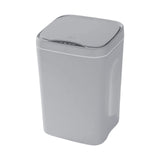 Maxbell Smart Induction Trash Can Rubbish Electric Waste Basket for Office Grey