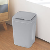 Maxbell Smart Induction Trash Can Rubbish Electric Waste Basket for Office Grey