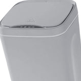 Maxbell Smart Induction Trash Can Rubbish Electric Waste Basket for Office Grey
