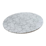 Maxbell Round Vinyl Fitted Tablecloth Waterproof with Flannel Backing Table Cover