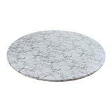 Maxbell Round Vinyl Fitted Tablecloth Waterproof with Flannel Backing Table Cover
