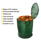 Maxbell Garden Waste Bags with Handles for Garden Lawn Pool Yard Grass Cuttings 60L 16Gallons