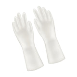 Maxbell PVC Household Gloves Long Sleeve Non Slip for Bathroom Toilet Cleaning S