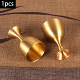 Maxbell Brass Wine Glasses Drinking brass for Club Bar Decoration 20ml