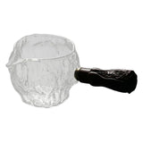 Maxbell Glass Fairness Cup Stovetop with Wooden Handle Tea Sea Household for Cha Hai C
