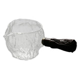 Maxbell Glass Fairness Cup Stovetop with Wooden Handle Tea Sea Household for Cha Hai C