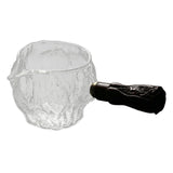Maxbell Glass Fairness Cup Stovetop with Wooden Handle Tea Sea Household for Cha Hai C