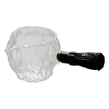Maxbell Glass Fairness Cup Stovetop with Wooden Handle Tea Sea Household for Cha Hai C