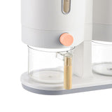 Maxbell 5kg Rice Dispenser Grain Dispenser Food Dispenser for Home  White