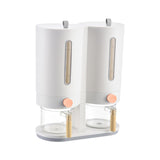 Maxbell 5kg Rice Dispenser Grain Dispenser Food Dispenser for Home  White