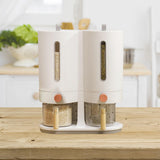 Maxbell 5kg Rice Dispenser Grain Dispenser Food Dispenser for Home  White