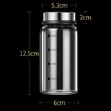 Maxbell Seasoning Shaker Stainless Steel Adjust Hole Separable for Salt Spice Pepper Medium