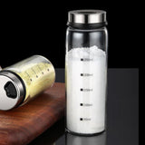 Maxbell Seasoning Shaker Stainless Steel Adjust Hole Separable for Salt Spice Pepper Big