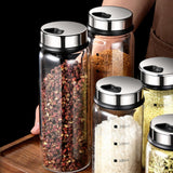 Maxbell Seasoning Shaker Stainless Steel Adjust Hole Separable for Salt Spice Pepper Big