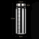 Maxbell Seasoning Shaker Stainless Steel Adjust Hole Separable for Salt Spice Pepper Big