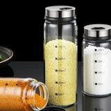 Maxbell Seasoning Shaker Stainless Steel Adjust Hole Separable for Salt Spice Pepper Big