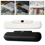 Maxbell Mini Food Vacuum Machine with 10 Bags for Snack Bags Snack Packing Kitchen White