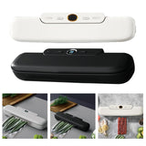 Maxbell Mini Food Vacuum Machine with 10 Bags for Snack Bags Snack Packing Kitchen White