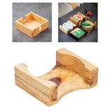 Maxbell Coaster Holder Wooden Housewarming Gifts for Home Desktop Apartment B