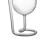 Maxbell juice Cup Goblet with Drinking Tube Straw for Wedding Home Decoration 300ml