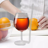 Maxbell juice Cup Goblet with Drinking Tube Straw for Wedding Home Decoration 300ml