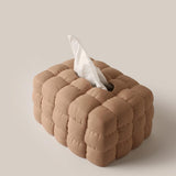 Maxbell Tissue Cover Tissue Dispenser Napkin Dispenser for Bathroom Decor Brown