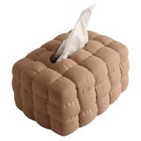 Maxbell Tissue Cover Tissue Dispenser Napkin Dispenser for Bathroom Decor Brown