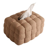 Maxbell Tissue Cover Tissue Dispenser Napkin Dispenser for Bathroom Decor Brown