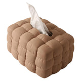 Maxbell Tissue Cover Tissue Dispenser Napkin Dispenser for Bathroom Decor Brown